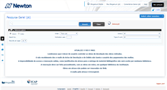 Desktop Screenshot of biblioteca.newtonpaiva.br