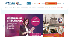 Desktop Screenshot of newtonpaiva.br