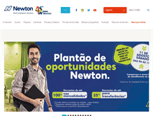 Tablet Screenshot of newtonpaiva.br
